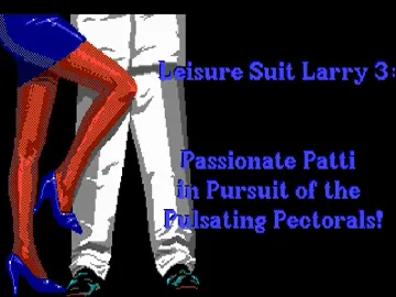 Leisure Suit Larry 3 - Passionate Patti in Pursuit of the Pulsating Pectorals_Disk2 screen shot title